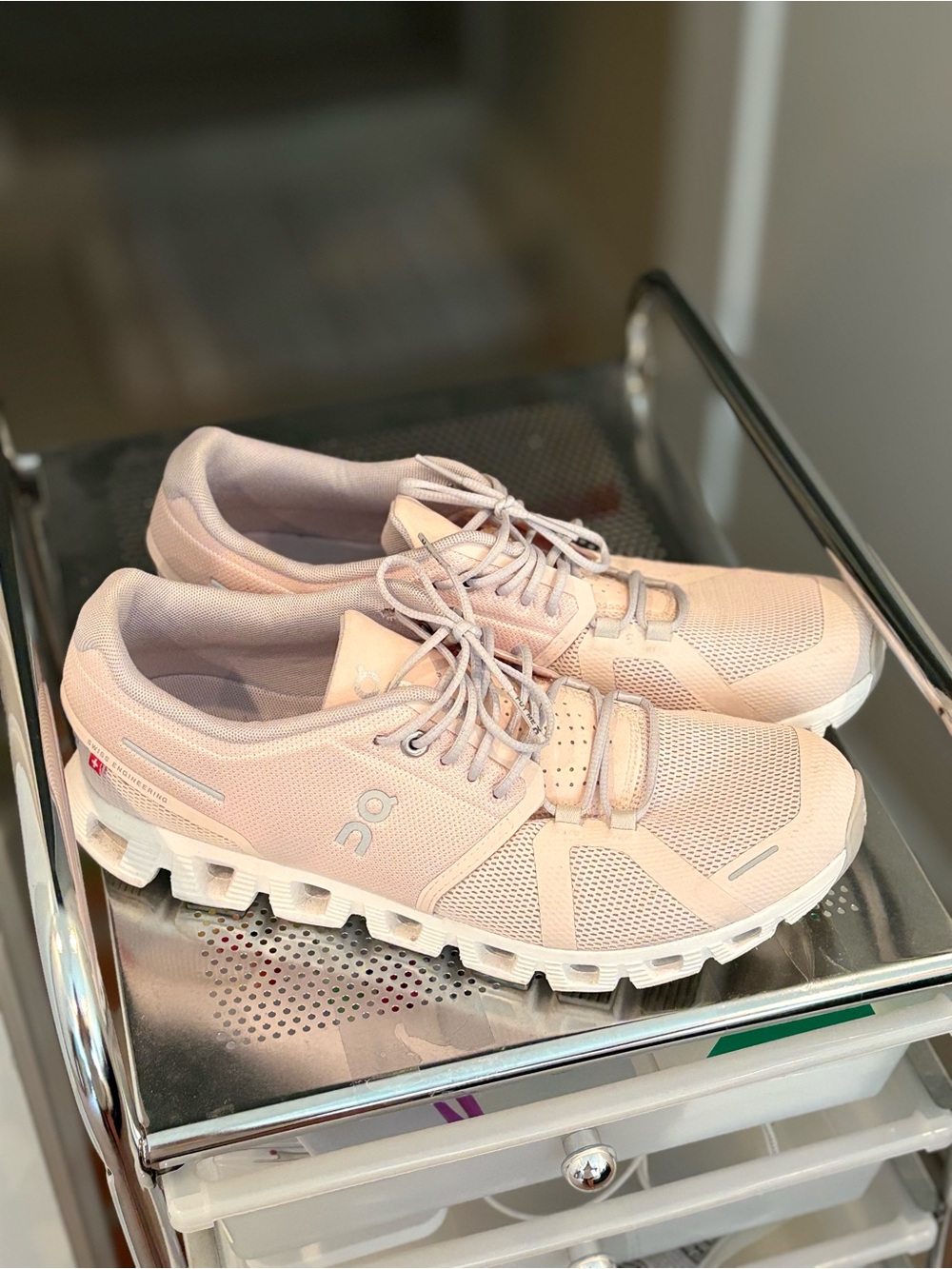 On Running Women's Cloud Running Shoes - Light Pink